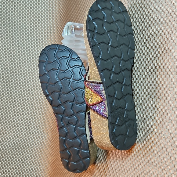 White Mountain Colorful Beaded Women's Sandals Size 8M Comfort Style - Picture 4 of 6